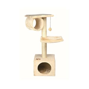 Trixie San Fernando cat tree with sisal scratching post, plush platform, and tunnel - Trixie Cat Furniture