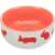 Castron Ceramica 250 ml kerámia tálka nyuszi mintával, korall színben