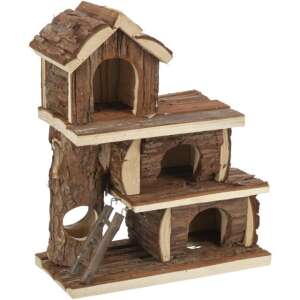 Wooden hamster house with 3 levels, tunnel and ladder, 25x30x12 cm - Trixie Dog Bed