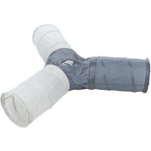 Cat tunnel, 3-way tunnel, grey cat tunnel, cat play tunnel, cat toy tunnel, cat play tunnel, cat activity tunnel, cat play tunnel, cat tunnel for kittens, cat tunnel for cats - Pet Care