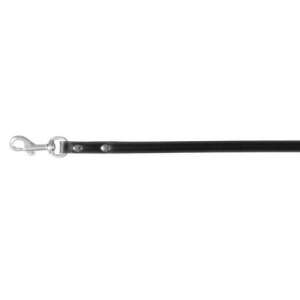Black leather dog leash, Lesa L4 Piele 1.8/110 cm - Leash