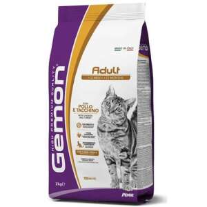 Gemon Adult Cat Food with Chicken and Turkey, 2 kg bag - Cat Food