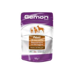 Gemon Dog Adult Bucăți de mistreț Hrană umedă pentru câini, 100g - Hrane pentru câini
