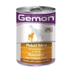 Conserva Gemon Dog, Adult Mini, Pui, 415 g 103708696 - Hrane pentru câini