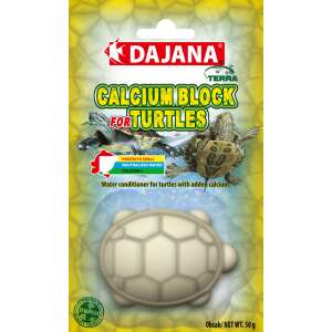 Dajana Calcium Block for Turtles, water conditioner for turtles with added calcium, 50g - Pet Care