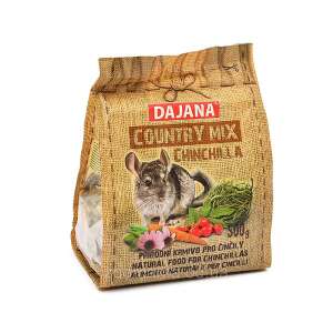 Dajana Country Mix Chinchilla Food, 500g bag of natural food for chinchillas - Pet Care