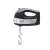 Zelmer ZHM2459B hand mixer with dough hooks, black and silver