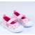 Różowe buty z płótna Peppa Pig z sercami, rozmiar 23, para