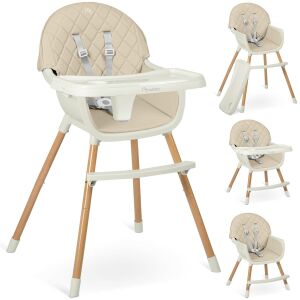 Collage of Nukido Lilo Beige High Chair - High Chair
