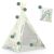 Nukido Indian tent with cushion - Dinosaurs - Beige, Green 103742787