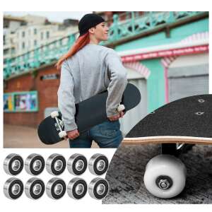 ABEC-9 Kugellager für Skateboards, Roller und Inline-Skates, 10er Pack - Scooter