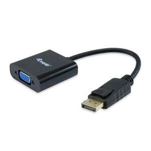 Adapter EQUIP DisplayPort do VGA, czarny, kabel 15 cm - Konwerter DisplayPort