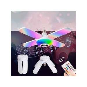 UFO LED ceiling lamp with speaker, RGB lights, remote control - Decorative Lamp