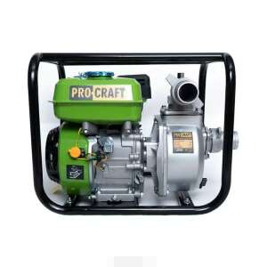 Pompa de apă pe benzină Procraft WP30, 30000 l/h, puternică și portabilă, ideală pentru udarea grădinii, umplerea piscinelor, lucrări de construcții și drenarea zonelor inundate - Irigare