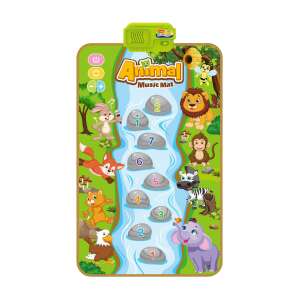 Animal Music Mat, interactive play mat for toddlers with animal sounds, numbers, and music - Babies & Toddler
