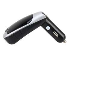 Kit auto Wirelles car kit m5 bluetooth cu slot pentru card SD și afișaj, negru și argintiu - Electronica auto