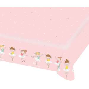 Balett, Balerina Little Dancer pink paper tablecloth, 175x115 cm, ballerina design, party table cover - Tablecloth