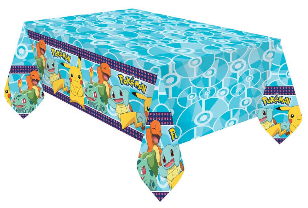 Tischdecke „Pokémon Initial“ aus Kunststoff, 180 x 120 cm