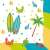 Obrúsky Summer Surf Party 16 kusov 33x33 cm 137983479