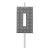 Grey Blocks Number Candle 0, Building Block Design 103755347