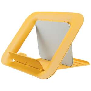 LEITZ Ergo Cosy laptop stand, yellow, angled view - Laptop Stand