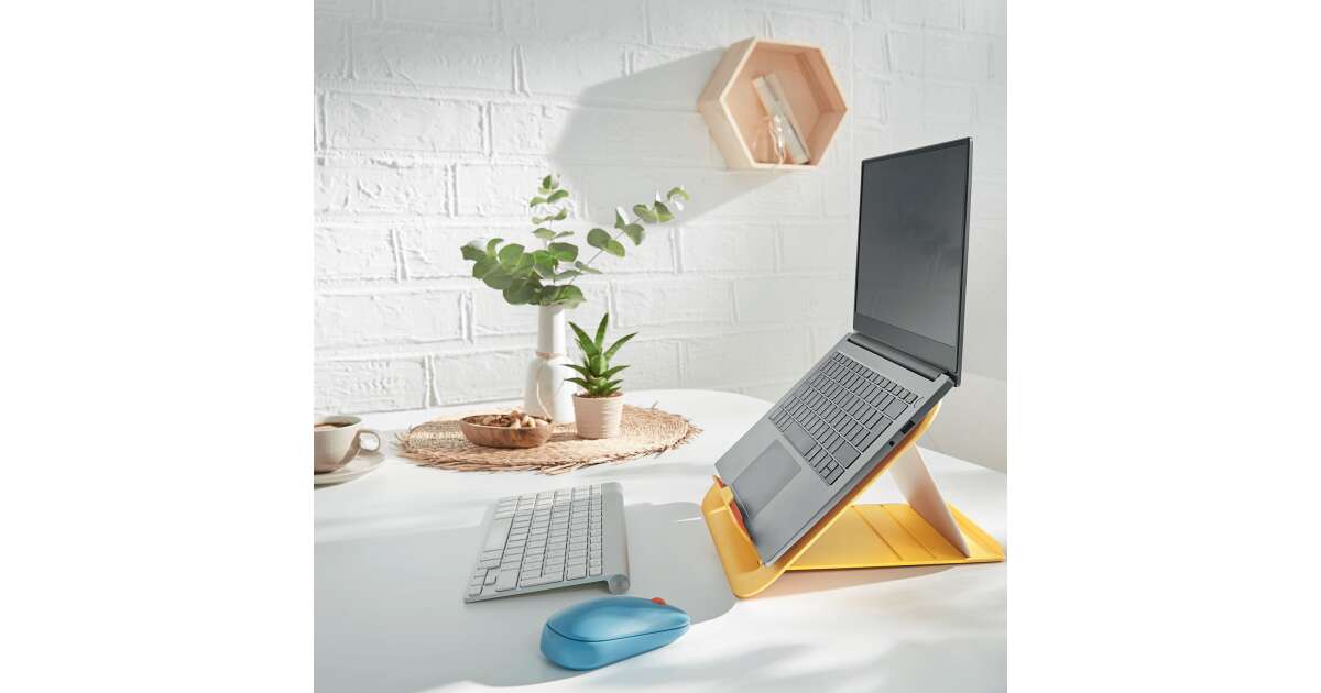 LEITZ Laptop stand, LEITZ "Ergo Cosy", warm yellow