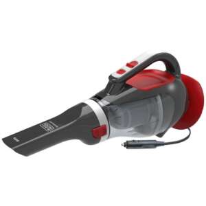 Odkurzacz samochodowy Black & Decker ADV1200, szary i czerwony, z ładowarką samochodową - Odkurzacz ręczny
