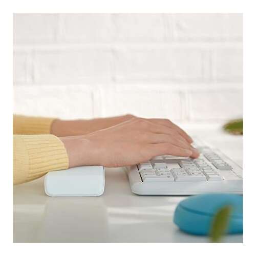LEITZ Wrist rest for keyboard, adjustable, LEITZ "Ergo Cosy", light grey