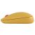 Vedere laterală a mouse-ului wireless Leitz Cosy galben cald