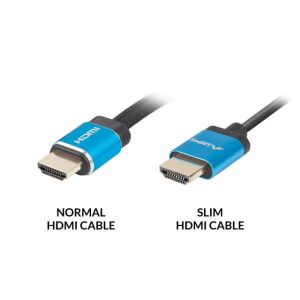 Porovnanie káblov Lanberg Slim HDMI 2.0: Normálny vs Slim - Káble a príslušenstvo