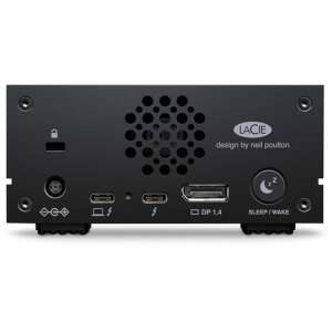 LaCie 1big Dock 3,5'' 4TB Thunderbolt 3 + USB 3.1 fekete külső merevlemez 58295543 