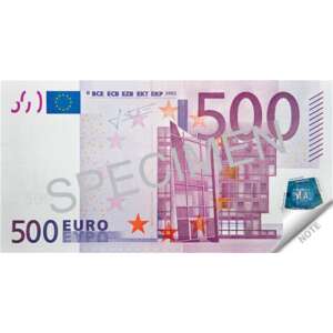 PANTA PLAST Jegyzettömb 500 Euros mintával, 70 lap, 120x61,5 mm - Irodai papíráru