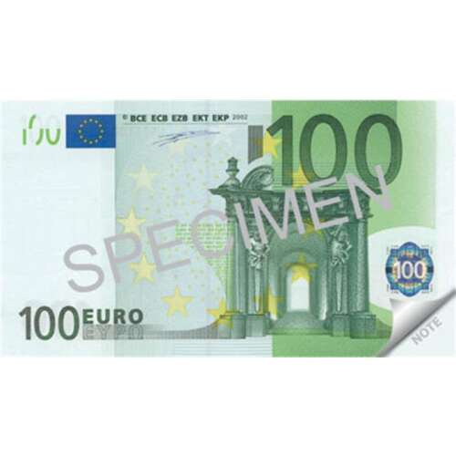 PANTA PLAST Notizblock, 70 Blatt, 110x61,5 mm, PANTA PLAST "100 Euro"