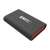 EMTEC X210 512GB Portable SSD, black with red accents, USB-C connector