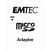 EMTEC Memóriakártya, microSDXC, 64GB, UHS-I/U1, 85/20 MB/s, adapter, EMTEC "Elite Gold" 138052458