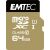 EMTEC Memory Card, microSDXC, 64GB, UHS-I/U1, 85/20 MB/s, adapter, EMTEC "Elite Gold" 138052458