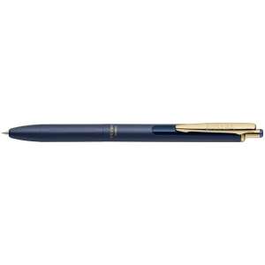 Zebra Sarasa Grand gel pen, 0.33mm, blue ink, navy blue barrel, gold accents - Pen