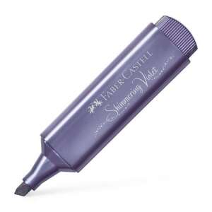 Faber-Castell Textmarker Shimmering Violet, Metallic Lila, 1-5 mm - Textmarker