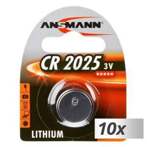 Ansmann CR2025 Lítium Gombelem - 10 darabos csomag - Ansmann