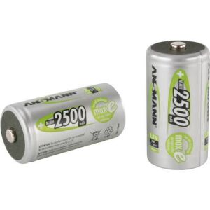 Ansmann 2500 mAh C méretű újratölthető NiMH akkumulátorok - Ansmann