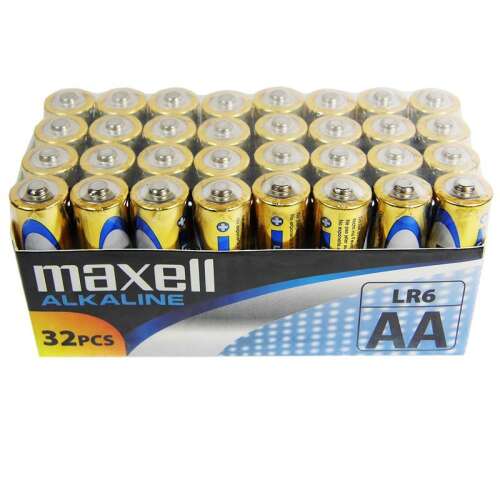 Maxell Alkálielem AA, 32 db-os csomag - Maxell