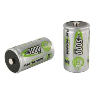 Ansmann 5000 mAh NiMH újratölthető elem, D méret - Ansmann