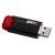 EMTEC B110 Click Easy 256GB USB 3.2 Flash Drive, black and red, showing USB connector