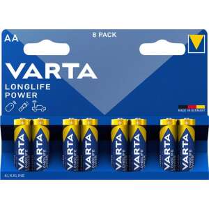 Baterie VARTA, creion AA, 8 buc, VARTA "Longlife Power" 37524908 Baterii si acumulatoare