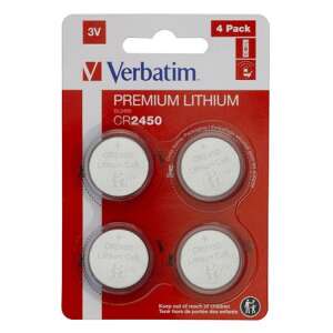 VERBATIM Gombelem, CR2450, 4 db, VERBATIM "Premium"