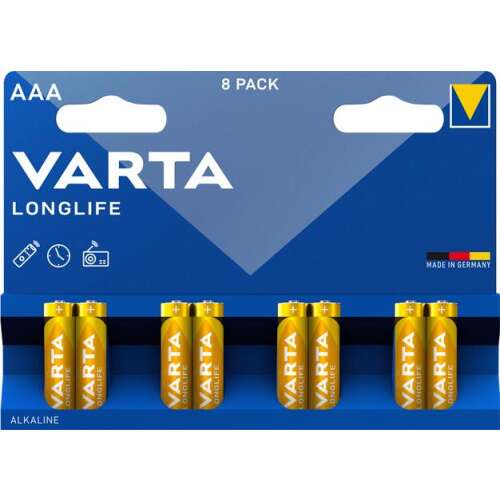 Baterie VARTA, AAA micro, 8 buc, VARTA "Longlife"