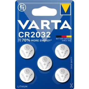 VARTA Pila buton, CR2032, 5 buc, VARTA 37524984 Baterii si acumulatoare