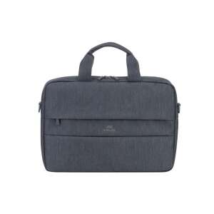 Front view of RIVACASE Prater 7522 14-inch dark gray laptop bag - Laptop Bag and Case