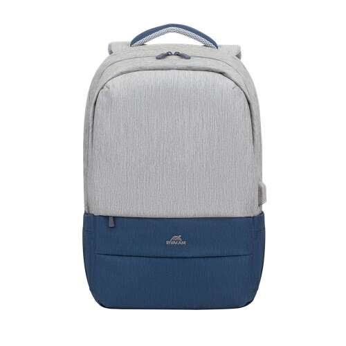 RIVACASE Prater 7567 17,3 Zoll Laptop-Rucksack, grau und blau
