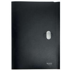 Leitz Recycle A4 document folder, black, 11mm, with secure closure - Leitz Document protector